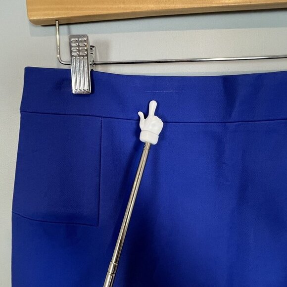 J. Crew Blue Short Skirt Double Surge Mini Skirt Size 8 New - Picture 4 of 9